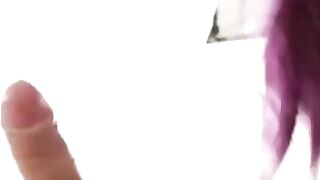 Latina GF Blowjob & Cumshot with Big Cock Hoe 2