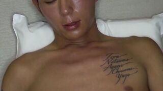 Kouya lets blond hottie Asian cock be worshipped and milked