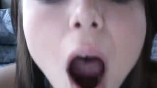 Stunning Teen Virtually Sucks Your Cock On Webcam