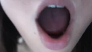 Stunning Teen Virtually Sucks Your Cock On Webcam