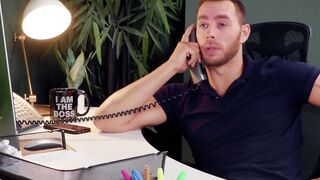 Trevor Brooks special delivery includes huge raw cock for Carter Woods
