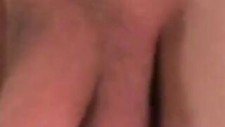 Gay hunk flaunts body and big cock while stroking