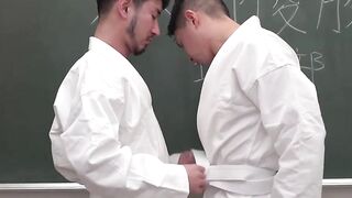 Pervy Asian Yusaku is all ready to show plowing moves to his tight bottom