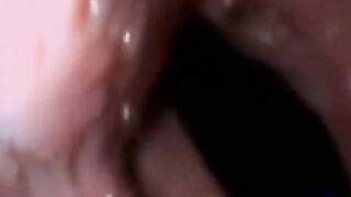 Close-Up Pussy Creampie on Webcam (Doggy Style)