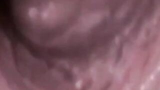 Close-Up Pussy Creampie on Webcam (Doggy Style)