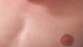 Rough dude smokes while jerking off during the interview