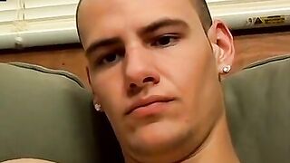 Str8Thugs.com - Young straight thug jerks off his big cock solo and cums with a power