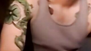 JoeSchmoeXXX.com - Tattooed young amateur fills mature gay's mouth with hot cum with