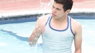 Big dicked Fabio eats then barebacks twink Oscar