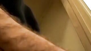 Straight  thug strokes small cock while using fleshlight