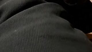 Straight  thug strokes small cock while using fleshlight