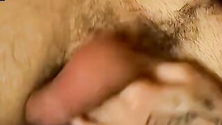 Straight  thug strokes small cock while using fleshlight