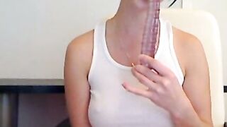 Hot Webcam Slut Deepthroat Spitting Webcam Show