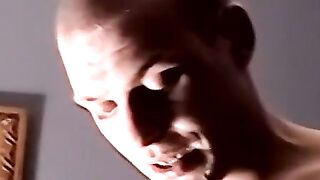 Solo straight amateur jerks dick till cumming joy