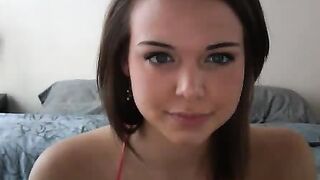 Stunning Nervous Webcam Teen Masturbates On Webcam