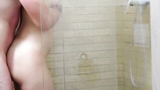Step-Siblings Shower Sex Tape. So Wet!