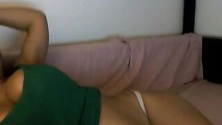 Massive Tits On This Masturbating Webcam Girl