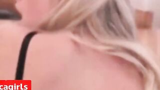 German Amateur Blonde Blowjob and Creampie Orgasm