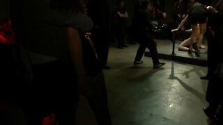 Zipper Sybian and Rough Public Sex