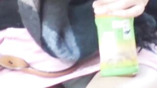 Hidden cam zooms tight on ladies and their cute panties