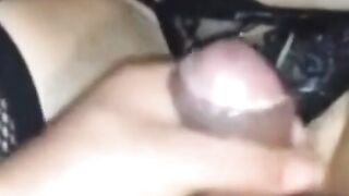 Amateur GF in Thong Doggy-Style Cumshot