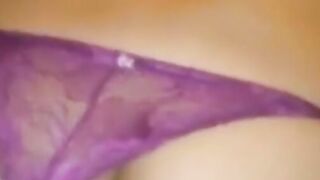 Amateur GF in Thong Doggy-Style Cumshot
