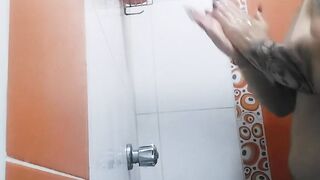 Kinky Colombian Shower - Big Tits, BDSM & Fisting Fun!