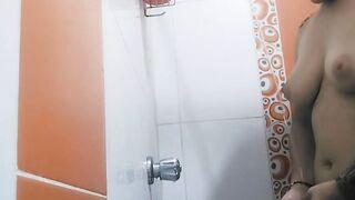 Kinky Colombian Shower - Big Tits, BDSM & Fisting Fun!