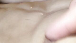 Solo Japanese stroking hard cock until cum eruption