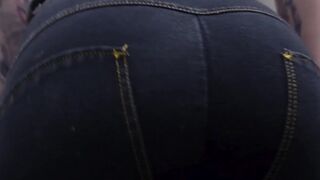 Petite Charlotte Sartre sucks off cum after giving playful handjob