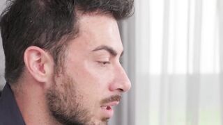 Emily Pinks pussy and ass smashed relentlessly by two big dicked dudes