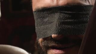 Alpha hottie Vinnie Stefano gives in to a prolonged edging while restrained