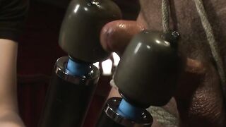 Alpha hottie Vinnie Stefano gives in to a prolonged edging while restrained