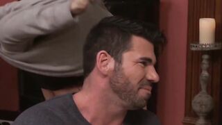 Super cute dude Brandon Wilde gets gangbanged by horny hunks