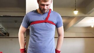Hairy Nathan Martin cant keep quiet while I dildo drill his gaping ass