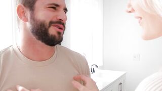 Plumbers throbbing pipe swallowed filthy by MILF Kenna James
