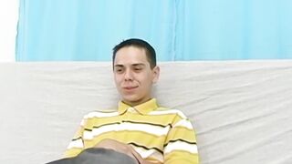 BoyObsession.com - Latino Cody Ethan's solo stroking session after a sexy photoshoot