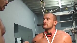 Jessie Balboa suffers cock and ball torment from Colin Steele