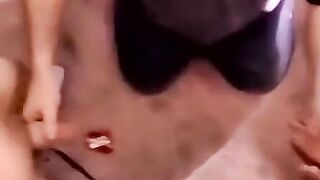 Young amateurs jerk off to cum on mature gays face