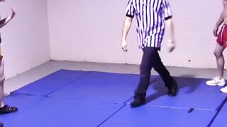 Lester Braxston wrestles Adam Clark for Master Tye