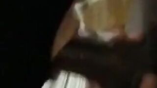 Big-Titted Hooded Whore Sucks a BBC
