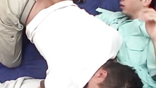 Young Latino rides cock hard in anal rodeo action