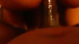 Interracial anal creampie with Asian amateur and Black male.