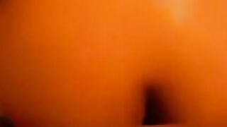 Interracial anal creampie with Asian amateur and Black male.
