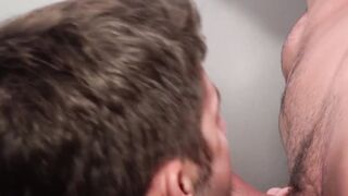 Hunk Jordan Starr barebacks Dex Devall with his monster dick