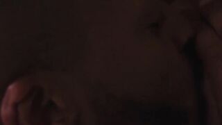 Dillon Diaz gags on Rubri Maxims cock before bareback flip fuck
