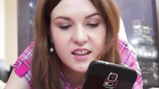 Dark Alegra shakes in bed from Leslies ruthless ramming