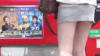 Cute Japanese babes silky legs star in hidden footage