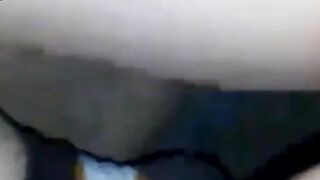 Asian Girl Facesits in Car