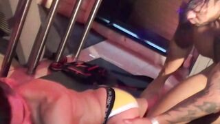 Tattooed beef Viktor Rom uses Kosmins holes for his cocks pleasure